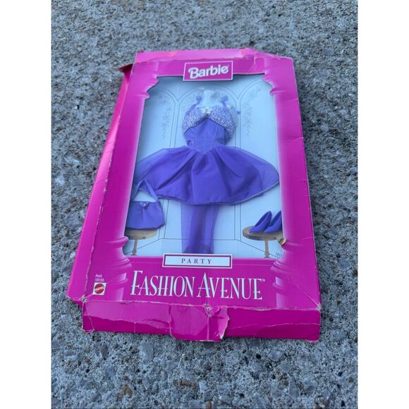 Vintage Y2K 90s 1997 Barbie Fashion Ave. party outfit original with box - Picture 1 of 4